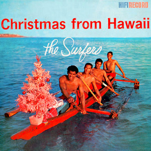 Here Comes Santa Claus in a Red Canoe - The Surfers | Song Album Cover Artwork