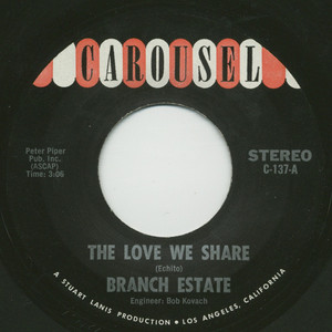The Love We Share - Branch Estate | Song Album Cover Artwork
