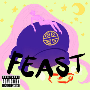 FEAST (feat. notsick) - bludnymph | Song Album Cover Artwork