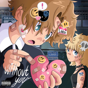 WITHOUT YOU (with Miley Cyrus) - The Kid LAROI | Song Album Cover Artwork