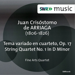 String Quartet No. 1 in D Minor: II. Adagio con espressione - Juan Crisóstomo Arriaga | Song Album Cover Artwork
