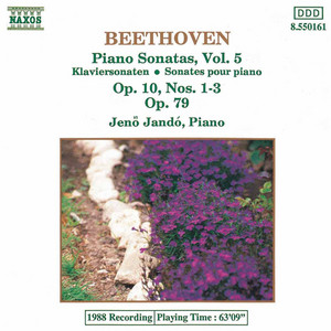 Piano Sonata No. 7 in D Major, Op. 10, No. 3: III. Menuetto. Allegro - Jenő Jandó | Song Album Cover Artwork