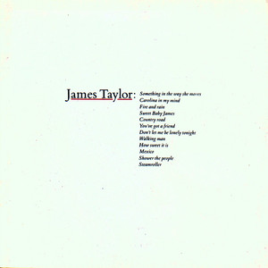 Shower the People - James Taylor | Song Album Cover Artwork