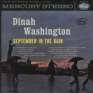 September In The Rain - Dinah Washington | Song Album Cover Artwork