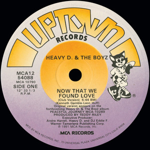 Now That We Found Love - Club Version - Heavy D & The Boyz | Song Album Cover Artwork