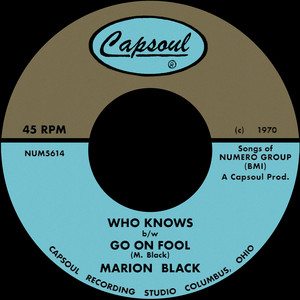 Who Knows Marion Black | Album Cover