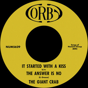 It Started With A Kiss - The Giant Crab | Song Album Cover Artwork