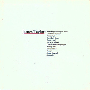 Carolina in My Mind - James Taylor | Song Album Cover Artwork