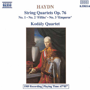 String Quartet No. 62 In C Major, Op. 76, No. 3   - Haydn