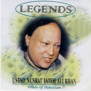 Tere Bin Nahin Lagda - Nusrat Fateh Ali Khan | Song Album Cover Artwork