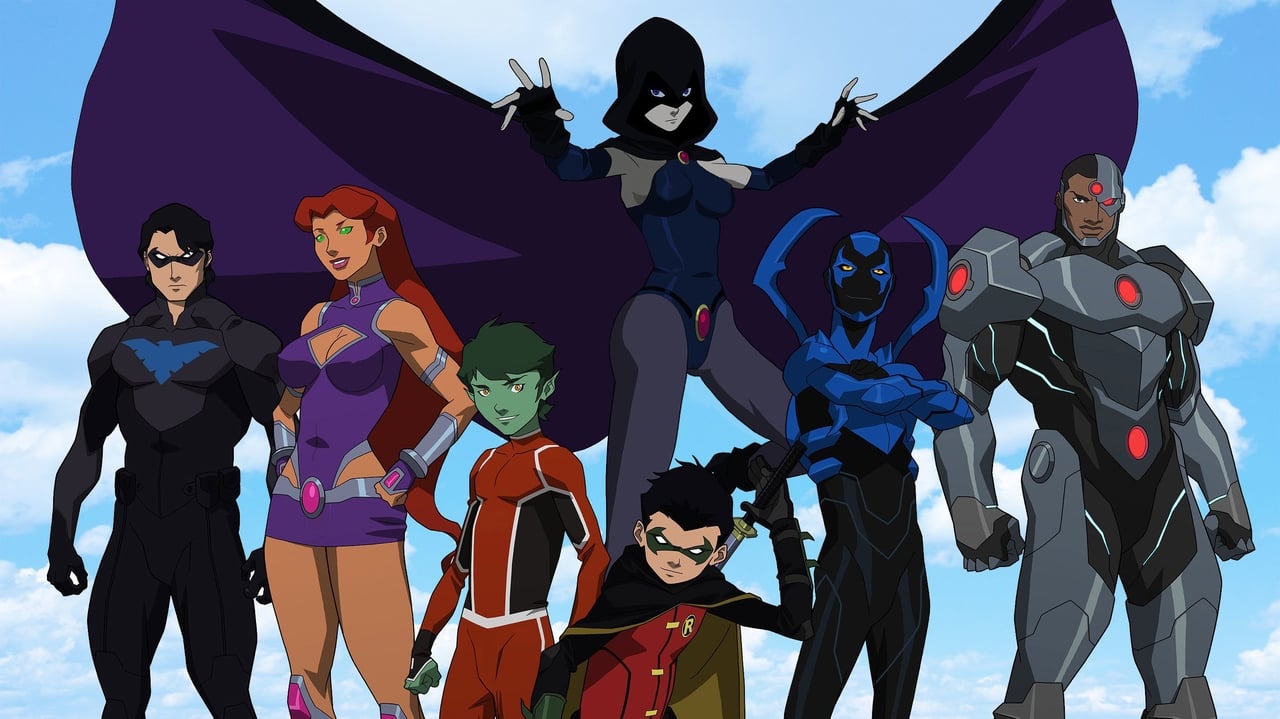 Justice League vs. Teen Titans 2016 - Movie Banner