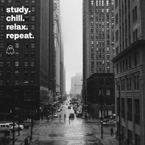Study Chill Relax Repeat - Ghost Beatz | Song Album Cover Artwork