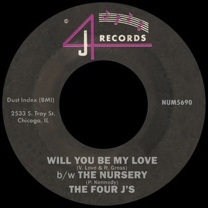 Will You Be My Love - The Four J's | Song Album Cover Artwork