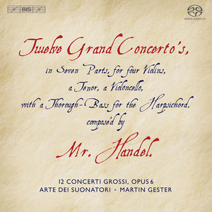 Concerto Grosso No 1 in G major, op 6 - George Handel | Song Album Cover Artwork