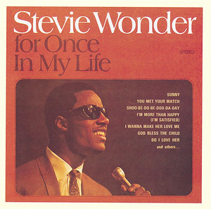 For Once In My Life Stevie Wonder | Album Cover