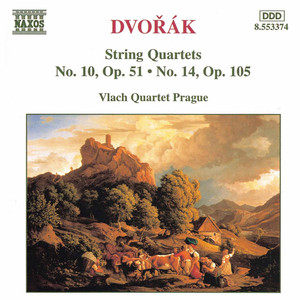 String Quartet No. 10 in E-Flat Major, Op. 51: III. Romanza: Andante con Moto - Vlach Quartet Prague | Song Album Cover Artwork