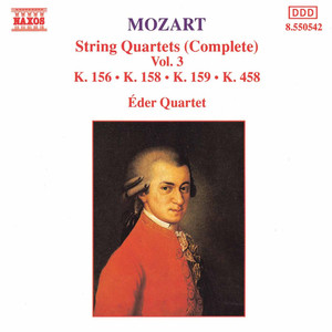 String Quartet In G Major - Wolfgang Amadeus Mozart | Song Album Cover Artwork