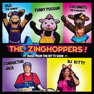 Hop-a-Roo - The Zinghoppers! | Song Album Cover Artwork