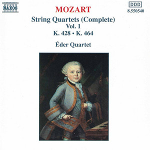 String Quartet No. 18 in A Major, K. 464: IV. Allegro - Wolfgang Amadeus Mozart | Song Album Cover Artwork