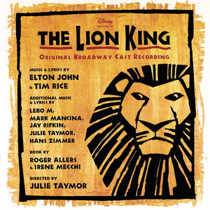 The Lion Sleeps Tonight - From "The Lion King"/Original Broadway Cast Recording - Lebo M. | Song Album Cover Artwork