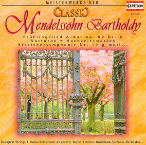 A Midsummer Night's Dream, Op. 61, MWV M 13, a Midsummer Night's Dream, Op. 61, Act II: Scherzo - Felix Mendelssohn | Song Album Cover Artwork