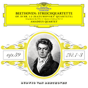 String Quartet No. 9 in C Major, Op. 59 No. 3 "Rasumovsky No. 3": III. Menuetto (Grazioso) - Ludwig van Beethoven | Song Album Cover Artwork