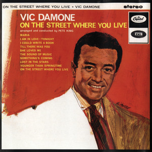 On The Street Where You Live - Vic Damone | Song Album Cover Artwork