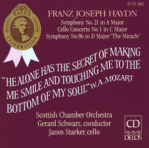 Cello Concerto No. 1 in C Major, Hob.VIIb:1+: I. Moderato - János Starker, Gerard Schwarz & Scottish Chamber Orchestra | Song Album Cover Artwork