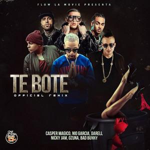 Te Boté - Remix - Nio Garcia | Song Album Cover Artwork