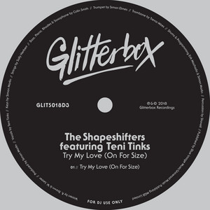 Try My Love (On For Size) [feat. Teni Tinks] - The Shapeshifters | Song Album Cover Artwork