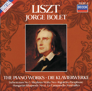 Liebestraum No. 3 in A-Flat Major, S. 541 Franz Liszt | Album Cover