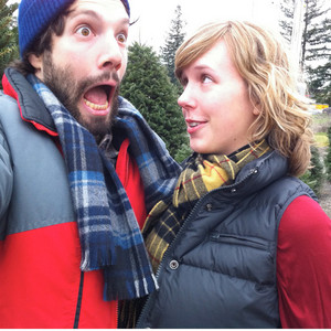 Up On the Housetop - Pomplamoose | Song Album Cover Artwork