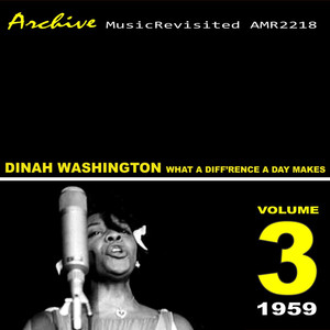 I'm Thru With Love - Dinah Washington | Song Album Cover Artwork
