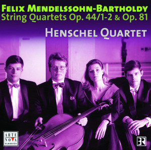 String Quartet No. 3 in D Major, Op. 44, No. 1: I. Molto allegro vivace - Henschel Quartet | Song Album Cover Artwork