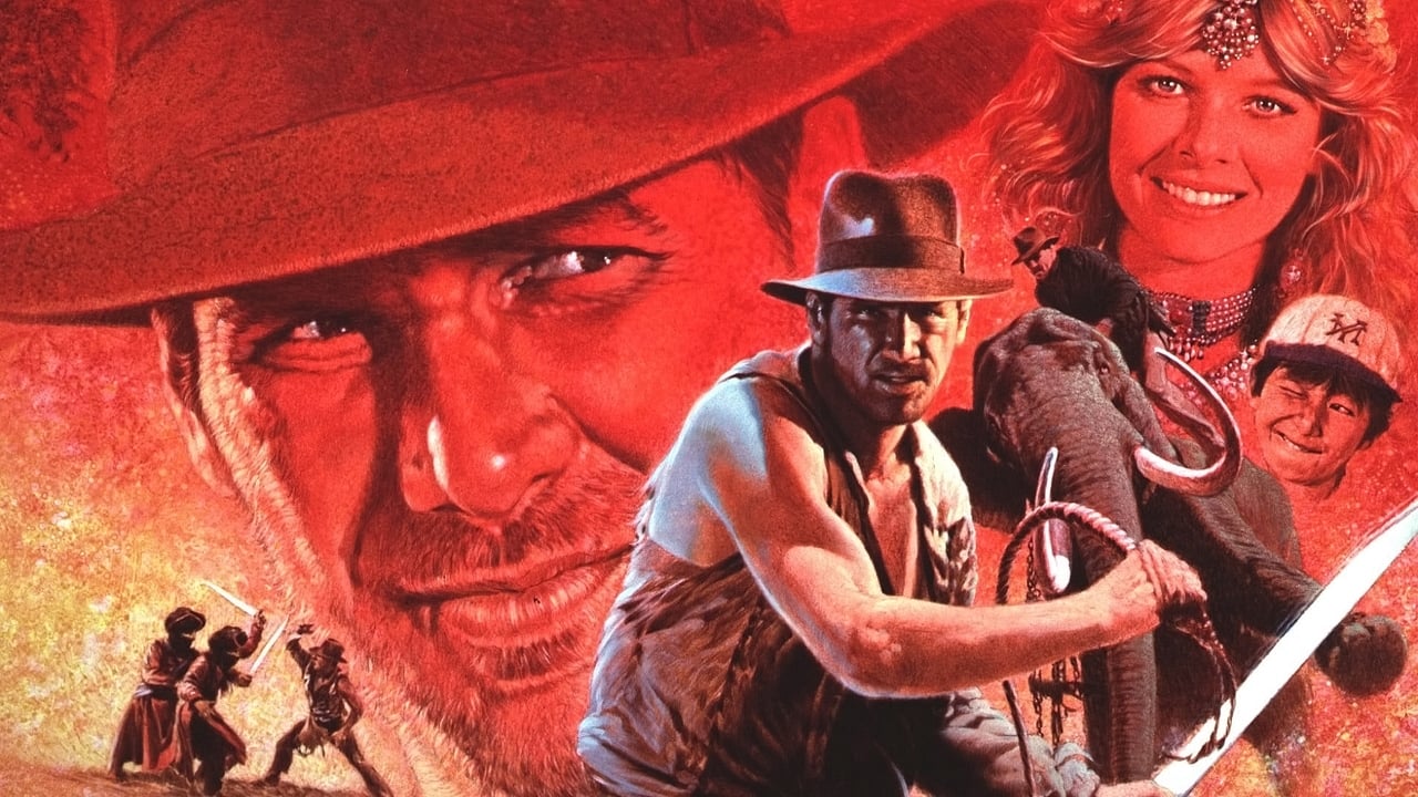Indiana Jones and the Temple of Doom 1984 - Movie Banner