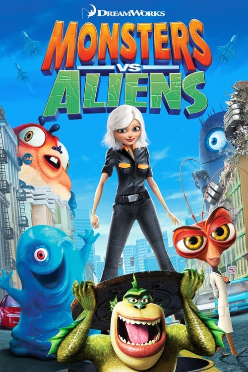 Monsters vs Aliens - Poster